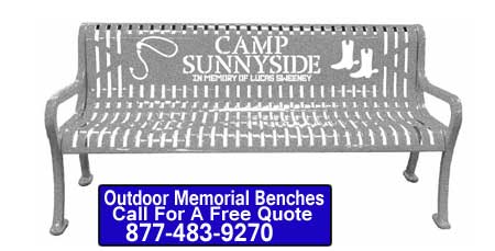 Custom Designed Outdoor Memorial Benches For Sale At Affordable Prices