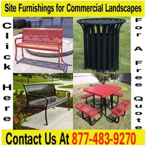 Site Furnishings For Commercial Landscapes For Sale At Wholesale Prices