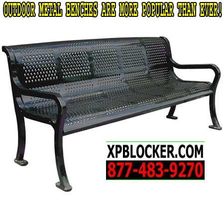 Outdoor Metal Benches For Sale 