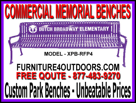 Discount Custom Memorial Park Benches For Sale Factory Direct Prices