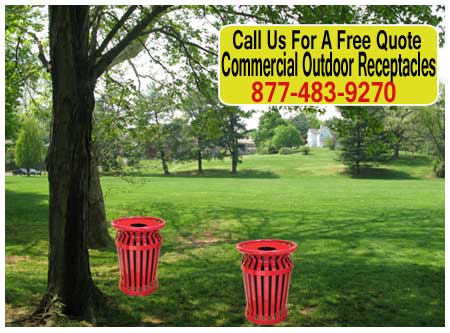 Wholesale Commercial Outdoor Garbage Can Receptacles Cheap Discount Prices