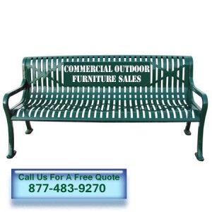 Customized Angle Iron Oglethorpe Park Bench