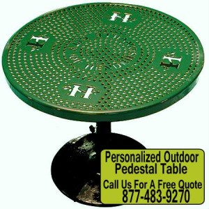 Wholesale Personalized Outdoor Pedestal Table For Sale At Discount Prices