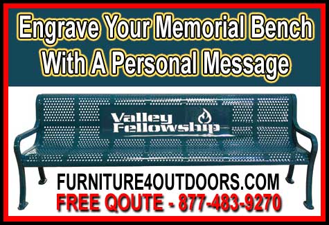 Discount Outdoor Memorial Benches For Sale - Manufacturer Direct Pricing