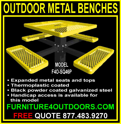 Discount Commercial Outdoor Metal Benches For Sale Manufacturer Direct Prices